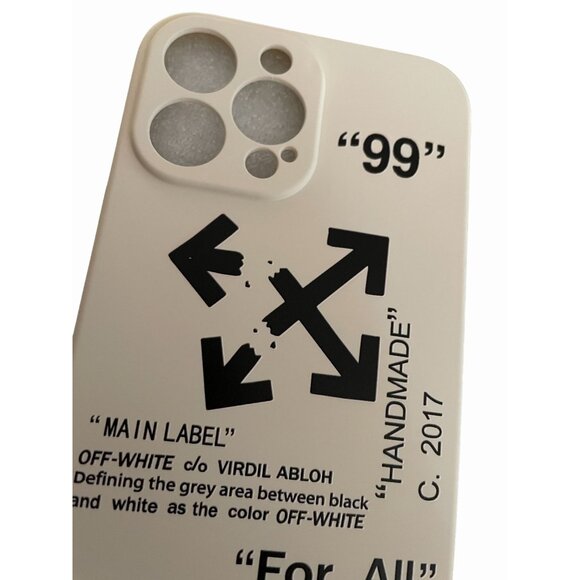 Case for Apple iPhone 13 Pro Max 6.7 inch, White Label Pattern Stylish Phone - Picture 4 of 4